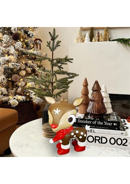 Kırmızı Burunlu Ren Geyiği Dekorasyon Ev Bahçe Masa Dekorasyon Hediye (Yurt Dışından) fırsatları
