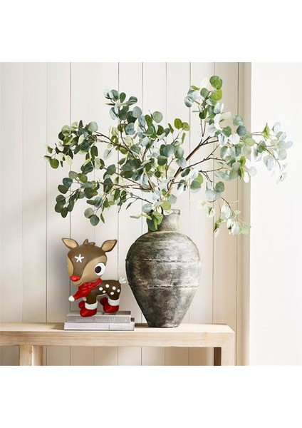 Kırmızı Burunlu Ren Geyiği Dekorasyon Ev Bahçe Masa Dekorasyon Hediye (Yurt Dışından) indirimleri