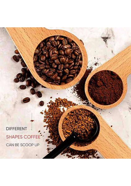 25 Adet Ahşap Kahve Kepçesi ve Çanta Klipsi Ölçü Kaşığı 2-In-1 Çanta Mühürleyen Ölçme Kaşığı Fasulye, Espresso Kahve, Çay (Yurt Dışından)