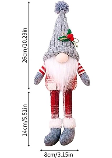 Ev Için Gnome Bebek Dekorasyonu Dangle Bacak Raf Bakıcıları Iskandinav Tomtes Süsler B (Yurt Dışından) modelleri