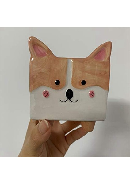 Sevimli Hayvan Corgi-Seramik Etli Ekici, Kaktüs Saksı Saksı Bitki Saksısı (Yurt Dışından) modelleri
