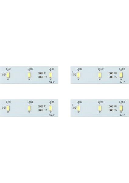 4x Buzdolabı LED Işık Şeridi Bar Değiştirme Electrolux Buzdolabı ZBE2350HCA SW-BX02B Onarım Parçası (Yurt Dışından)