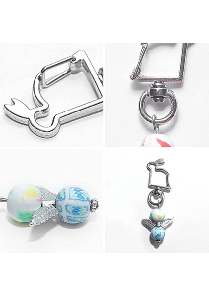 24 Adet Yaratıcı Paskalya Süslemeleri Tavşan Şekli Koruyucu Melek Anahtarlık Bebek Vaftiz Vaftiz Konuk Hediye Parti Dıy El Yapımı (Yurt Dışından) modelleri