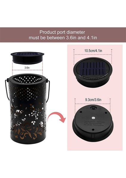 Dış Mekan Asma Fenerler Için 2 Paket Büyük Güneş Işığı Yedek Üst, Daha Güçlü, Daha Enerji Verimli (Yurt Dışından) indirimleri