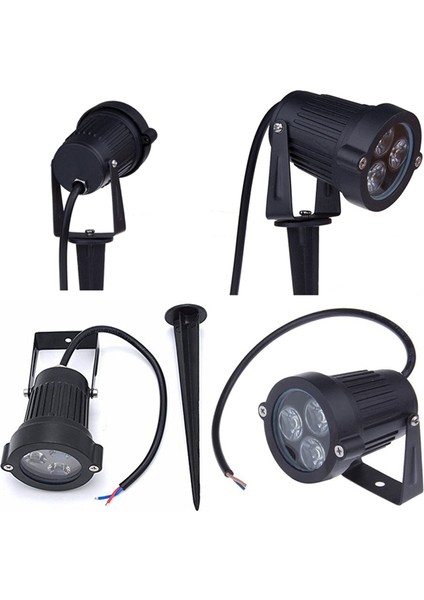 8 Adet LED Bahçe Işıkları 3 W 220 V Spike ile Açık Spot IP65 Su Geçirmez Bahçe Peyzaj Dekoratif Lamba Yeşil (Yurt Dışından)