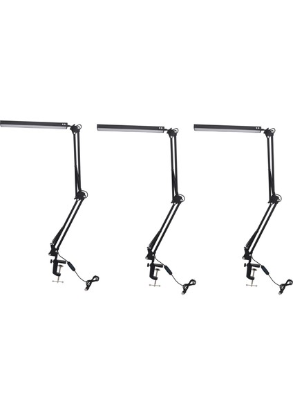 Kelepçeli 3x LED Masa Lambası, Ayarlanabilir Salıncak Kolu Masa Lambası, Çalışma/okuma/ofis/çalışma Için Modern Mimar Masa Lambası (Yurt Dışından) fiyatları