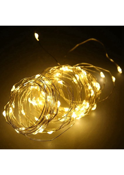 2x Solar Dize Işıklar, 10M 100LED Dış Mekan Dize Işıklar, Su Geçirmez Dekoratif Dize Işıklar (Yurt Dışından) fiyatları