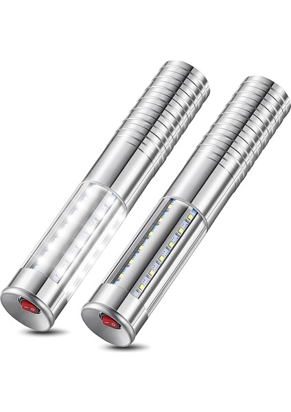 2 Adet LED Çakarlı Lamba LED Şişe Servis Işığı Yeniden Kullanılabilir Şampanya Şişesi Parti Konseri Için El Işığı, Abd Plug (Yurt Dışından)