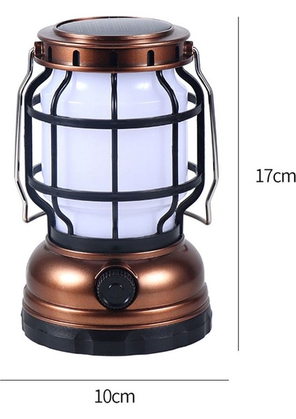 Güneş Fener Kamp Feneri Acil Güç Bankası ile Kamp Işığı Titreyen Alev Asılı LED Işık (Gümüş) modelleri