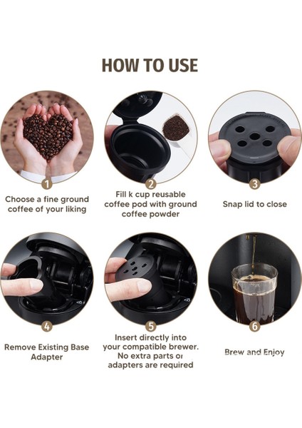 6 Adet Yeniden Kullanılabilir Kahve Filtreleri Keurig B31/B40/B45/B50/B55/B60/B65 B75K-KEURIG 1.0 Serisi Yeniden Kullanılabilir Kahve Pod-B (Yurt Dışından) fiyatları