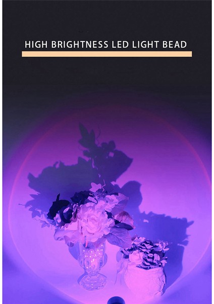 3x LED USB Gün Batımı Lambası Gece Işığı Projektör Doğum Günü Partisi Dekorasyon Yatak Odası Oturma, Gün Batımı Için Taşınabilir Mood Işık (Yurt Dışından) indirimleri