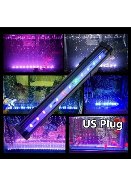 2x 15 cm Su Geçirmez LED Balık Tankı Işık Su Geçirmez Akvaryum Işıkları Çok Renkli Dalgıç Lamba (Oksijen Pompası Yok)-Abd Tak (Yurt Dışından)
