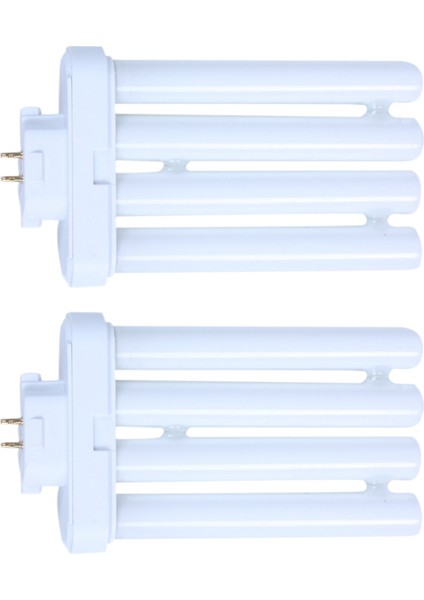 2x 220V 27W 4 Pin Sıralı 6500K Çift H Dörtlü Tüp Kompakt Floresan Lamba Ampulü (Yurt Dışından)
