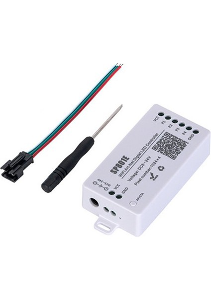 SP801E Wifi Art-Net LED Denetleyici LED Matris Panel Modülü WS2812B WS2811 Işık Şeridi Kablosuz Kontrol DC5-24V (Yurt Dışından)