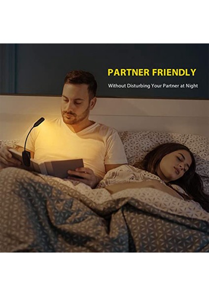 Şarj Edilebilir Kitap Işığı Mini 7 LED Okuma Işığı 3 Seviyeli Sıcak Soğuk Beyaz Esnek Kolay Takılabilen Lamba Okuma Gece Okuma Lambası (Yurt Dışından) fırsatları