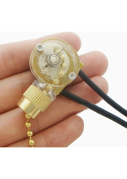 6 Paket Tavan Vantilatörü Işık Anahtarı ZE-109 Fan Anahtarı Tavan Çekme Zinciri Anahtarının Değiştirilmesi (Pirinç) (Yurt Dışından) modelleri