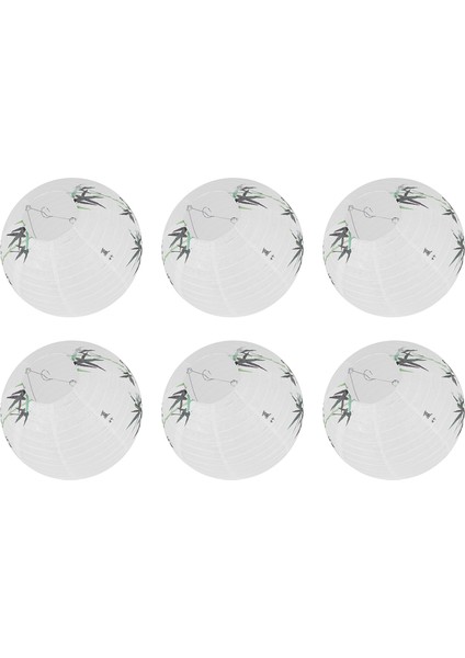 6x 30 cm Abajur Kağıt Fener Oryantal Tarzı Işık Dekorasyonu Çin, Bambu (Yurt Dışından) fiyatları
