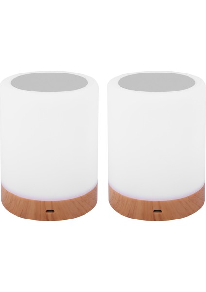 2x Gece Lambası, Yatak Odası Oturma Odası Için Dokunmatik Lamba Şarj Edilebilir Dahili ile Taşınabilir Masa Başucu Lambaları (Yurt Dışından) fiyatları