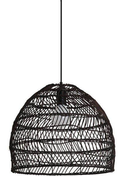 2x Rattan Lamba Kolye Işık Vintage Asılı Lamba LED Oturma Odası Yemek Odası Ev Dekor Cafe Restaurant Hanglamp (Yurt Dışından) fiyatları