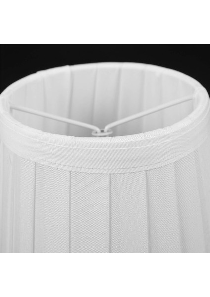 10X Vintage Kumaş Abajur Masa Masa Yatak Lamba Kapağı Tutucu Avize Beyaz (Yurt Dışından)