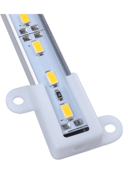 3x 50CM 12V 36 LED 5050 Smd Sert Şerit Bar Işığı Alüminyum Sert Sıcak Beyaz (Yurt Dışından)