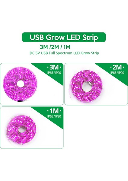 2x LED Büyümek Işık Tam Spektrum 5 V USB Büyümek Işık Şeridi 2835 LED Phyto Lambalar Sera Büyüyen Bitkiler Için 100 cm (Yurt Dışından) indirimleri