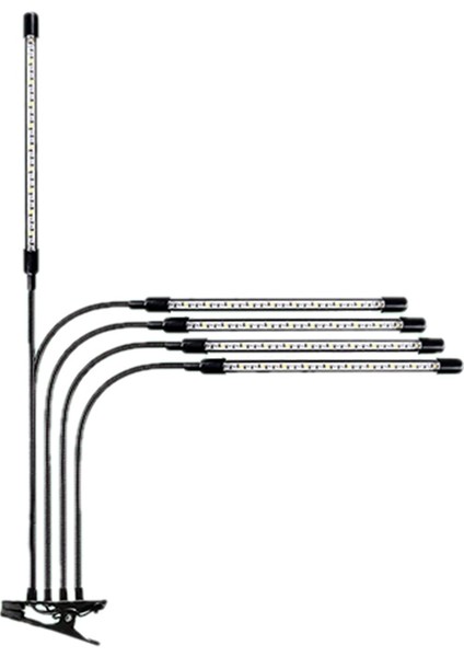 LED Büyümek Işık Zamanlayıcı Kısılabilir Tam Spektrum 5 Kafa Ampuller Esnek Klip Fito Lamba Fide Fito Lamba Ab Tak (Yurt Dışından)