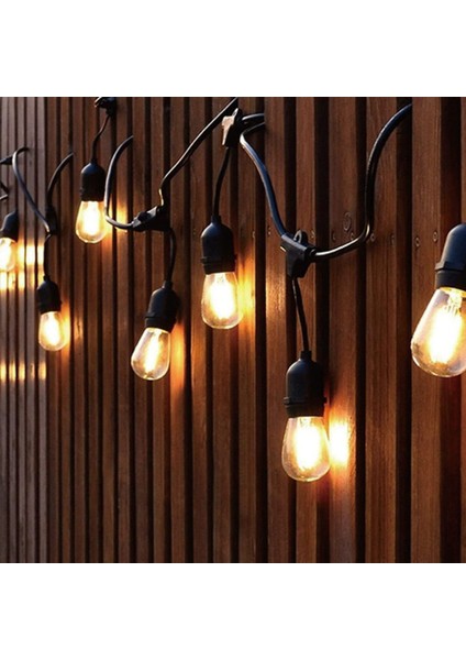 48 Paket 3V LED S14 Yedek Ampuller, Kırılmaz Dış Mekan Solar String Ampuller, Sıcak Beyaz (Yurt Dışından)