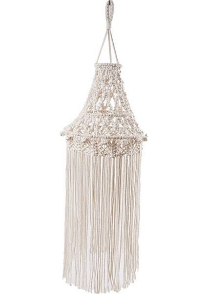 Makrome Abajur Asılı Kolye Aydınlatma Koruması Modern Ofis Yatak Odası Oturma Odası Kreş Yurt Odası Boho Ev Dekor (Yurt Dışından)