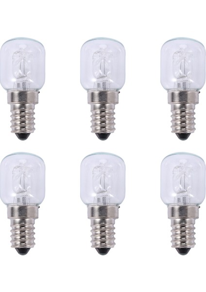 6x E14 Yüksek Sıcaklık Ampul 500 Derece 25W Halojen Kabarcık Fırın Ampul E14 250V 25W Kuvars Ampul (Yurt Dışından) fiyatları
