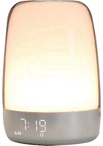 Gündoğumu Uyandırma Çalar Saat Gece Lambası, Alarm ve Erteleme, 5 Renkli Gece Lambası, Otomatik Renk Değişimi, Gece Işığı Zamanlayıcısı (Yurt Dışından)