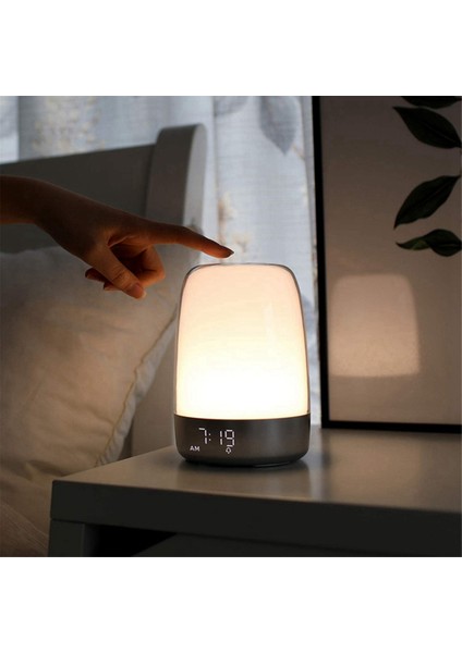 Gündoğumu Uyandırma Çalar Saat Gece Lambası, Alarm ve Erteleme, 5 Renkli Gece Lambası, Otomatik Renk Değişimi, Gece Işığı Zamanlayıcısı (Yurt Dışından) modelleri