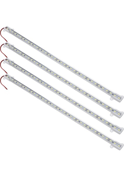 4 Adet 50 cm 12 V 36 LED 5050 Smd Sert Şerit Bar Işığı Alüminyum Sert Beyaz (Yurt Dışından) fiyatları