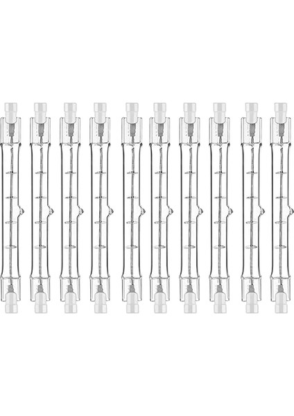 R7S Halojen Ampul 118 mm 200 W 230 V 10'lu Paket Halojen Çubuk R7S Halojen Ampul R7S Kısılabilir Halojen Çubuk Lamba Işıkları (Yurt Dışından)