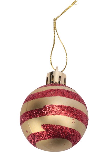 50 Adet Yılbaşı Ağacı Süsleri Topları Biblo Noel Partisi Asılı Top Süsler Noel Ev Için Yeni Yıl Hediyesi (Yurt Dışından)