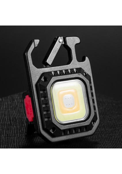 Mini LED El Feneri Çalışma Işığı Cob Cep El Feneri Anahtarlıklar USB Şarj Edilebilir Açık Kamp Lambası Tirbuşon ile (Yurt Dışından) modelleri