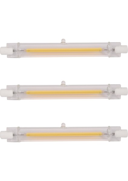 3x Kısılabilir R7S LED Cob 10W 118MM LED Ampuller Halojen Lambayı Değiştirin-Sıcak Beyaz Işık 220V (Yurt Dışından) fiyatları