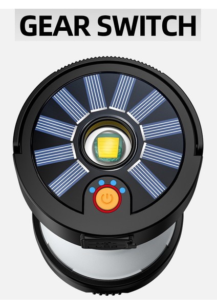 Kamp Feneri Şarj Edilebilir Kamp Işıkları, Güneş Enerjili, Çadır Için Magent Taban Feneri, Acil Durum Güç Bankası Siyah (Yurt Dışından) fiyatları