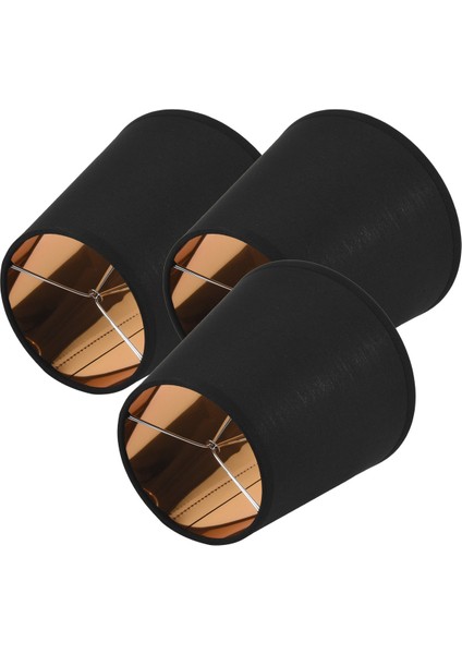 3 Adet Kumaş Kabarcık Tipi Abajur Basit Abajur Tavan Lambası Kapağı Işık Aksesuarı Ev-Siyah (Yurt Dışından) fiyatları