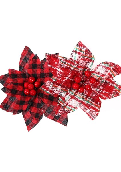 3 Adet Noel Kırmızı Çiçek Kafes Dekorasyon Çiçek Noel Ağacı Kolye Aile Yeni Yıl Düğün Parti Dekorasyon (Yurt Dışından) indirimleri