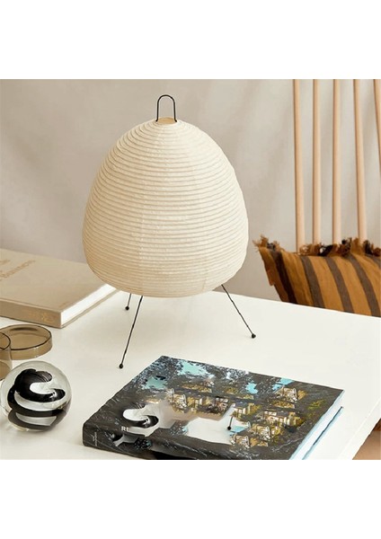 Japon Pirinç Kağıdı Fener LED Masa Lambası Oturma Odası Yatak Odası Başucu Çalışma Otel Aile Yanı Tripod Zemin Lambası, Abd Plug (Yurt Dışından)