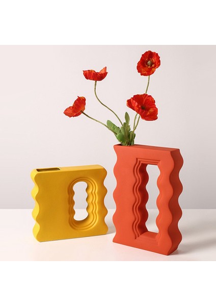 Iskandinav Sanat Vazo Morandi Seramik Vazo Basit Oturma Odası Ev Masaüstü Dekorasyon Yaratıcı Dekorasyon Dekoratif Vazo 2 (Yurt Dışından) fırsatları