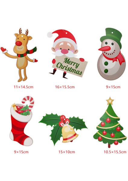 1 Takım Noel Spiral Tavan Asılı Noel Baba Elk Çan Girdap Banner Noel Partisi Ev Oturma Odası Dekorasyon (Yurt Dışından) fırsatları