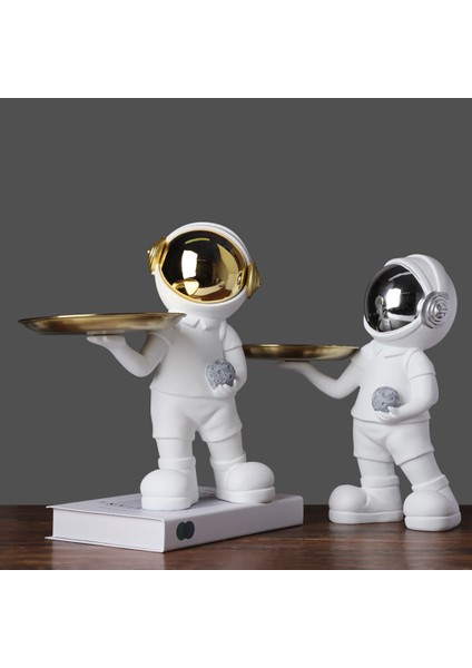 1 Adet Iskandinav Uzay Astronot Reçine Şekil Anahtar Depolama Tepsisi Sundurma Sanat Kozmetik Dekorasyon Ev Yaratıcı Dekorasyon A (Yurt Dışından) fırsatları