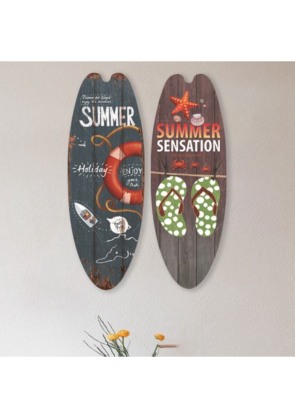 2 Adet Dize Festivali Bar Ev Dekor Rahat Ev Dekor Vintage Ahşap Işareti Sörf Tahtası Ahşap Işareti Plaj Tarzı Asılı 1 (Yurt Dışından) modelleri