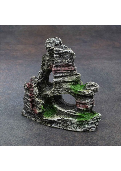 Tırmanma Evcil Hayvan Malzemeleri Reçine Süsler Akvaryum Peyzaj Aksesuarları Reçine Döşeli Balık Tankı Akvaryum Dekorasyon D (Yurt Dışından)