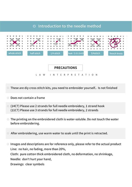 Çapraz Dikiş Damgalı Kitleri 14CT Baskılı Nakış Kumaş Iğne Noktası Kitleri Yeni Başlayanlar Için Kolay Desenler, Sunshine Home (Yurt Dışından) fiyatları