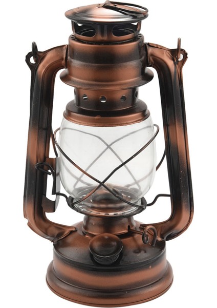 4 Adet 25 cm Demir Antik Bronz Yağ Fenerler (Kapak) Nostaljik Açık Kamp Lambası Sızdırmaz Mühür Açık Kamp Işık (Yurt Dışından)