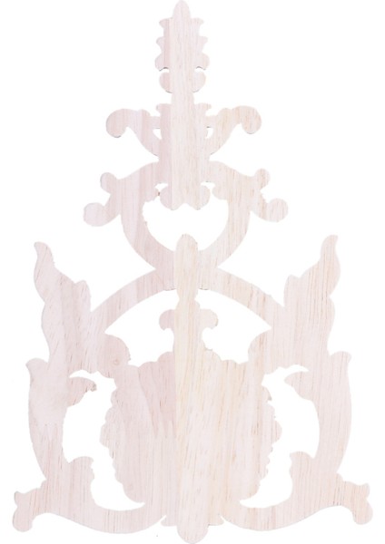 2x Kauçuk Ahşap Oyma Aplike Vintage Mobilya Zanaat Dekor (Yurt Dışından) indirimleri