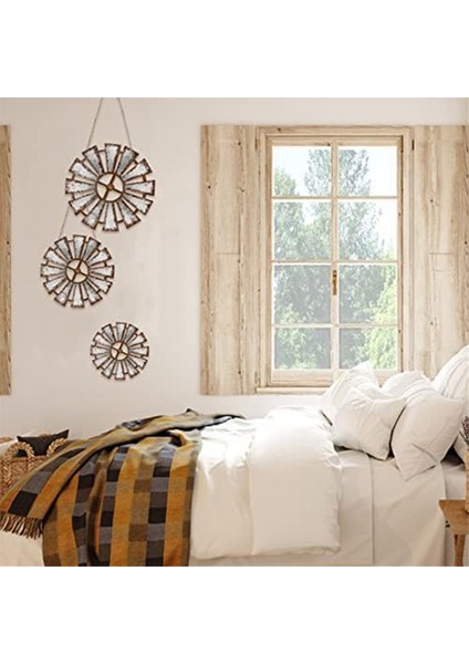 3 Adet Ahşap Fırıldak Duvar Dekor Çiftlik Evi Asılı Dekorasyon Ülke Ahşap Mutfak Rustik Oturma Odası Heykel Sanatı (Yurt Dışından) fırsatları